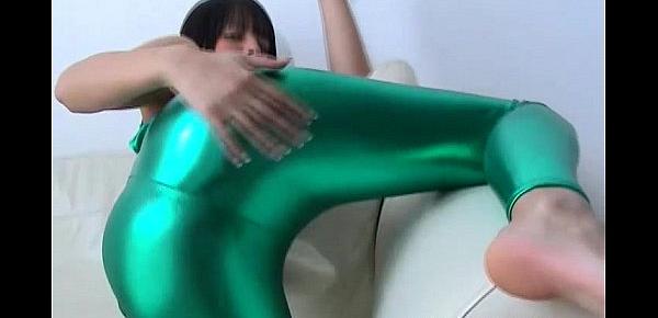  My green PVC panties will get your dick hard